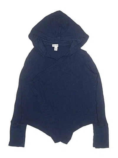 Pre-owned Splendid Kids' Long Sleeve Top Blue Cowl Neck Tops