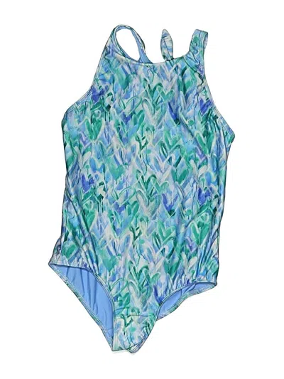 Pre-owned Splendid One Piece Swimsuit In Blue