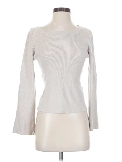 Pre-owned Splendid Pullover Sweater In Silver