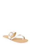 Splendid Sutton Toe Loop Sandal In White