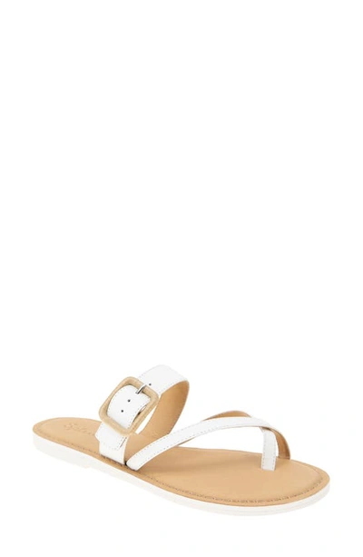 Splendid Sutton Toe Loop Sandal In White