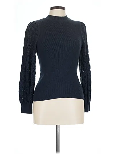 Pre-owned Splendid Turtleneck Sweater In Blue