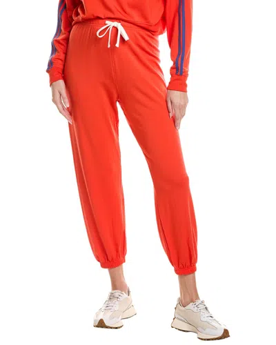Splits59 Andie Oversized Fleece 27in Sweatpant In Red