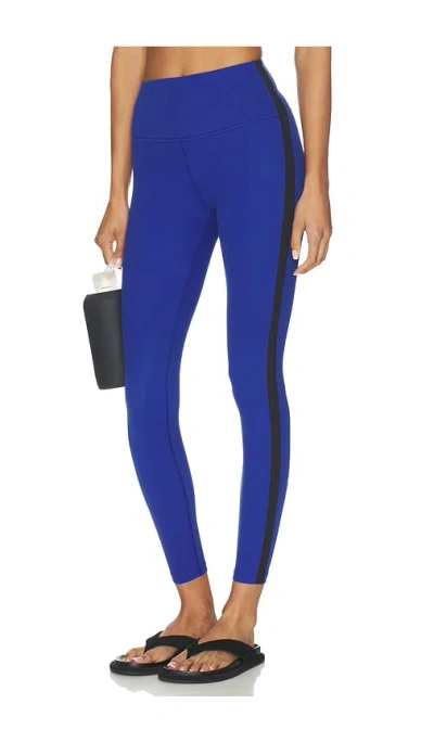 Splits59 Clare High Waist Rigor 7/8 Legging In Cobalt & Black