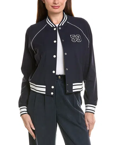 Splits59 Hayes Varsity Rigor Jacket In Blue
