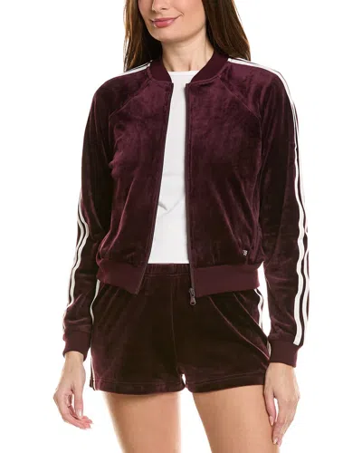 Splits59 Heritage Velour Bomber Jacket In Purple