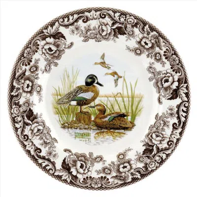 Spode Woodland Birds 10.5" Dinner Plate In Duck