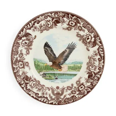 Spode Woodland Birds 10.5" Dinner Plate In Eagle