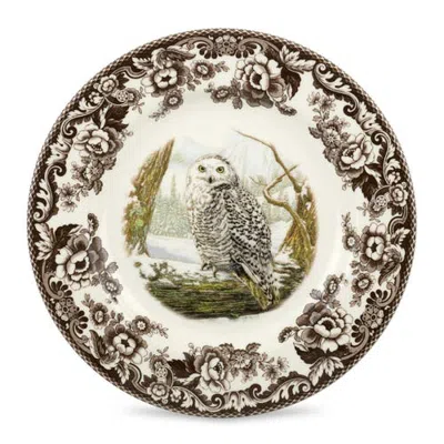 Spode Woodland Birds 10.5" Dinner Plate In Owl