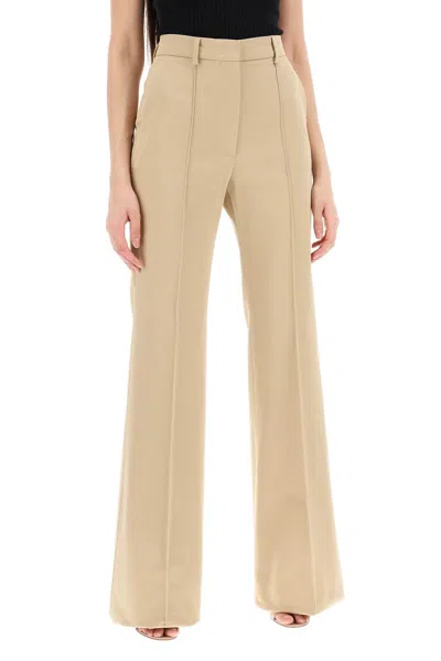 Sportmax Flared Pants From Nor In Beige