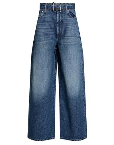 Sportmax Woman Jeans Blue Size 25 Cotton