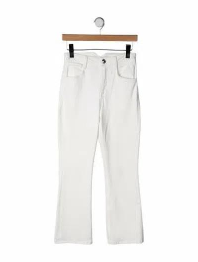 Pre-owned Sprwmn High-rise Flared Jeans In Neutrals