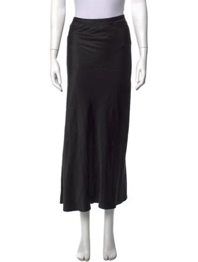 Pre-owned Sprwmn Silk Long Skirt In Black/neutrals