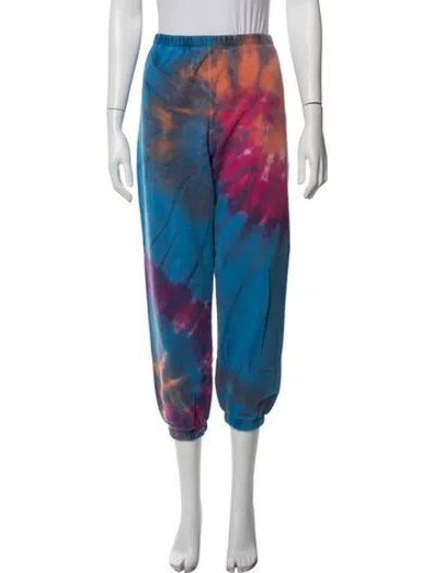 Pre-owned Sprwmn Tie-dye Print Sweatpants In Blue