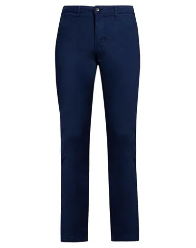 Squad² Man Pants Navy Size 44 Cotton, Elastane In Blue