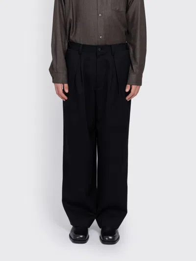 Ssstein Easy Wide Trousers In Black