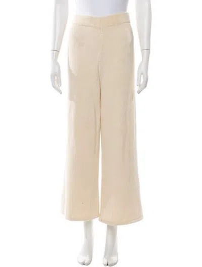 Pre-owned St Agni Wide Leg Pants In Neutrals