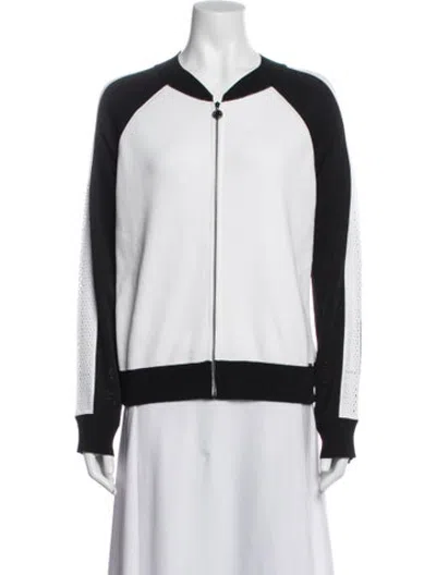 Pre-owned St John Bomber Jacket In White
