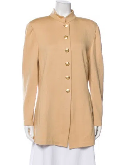 Pre-owned St John Coat In Neutrals
