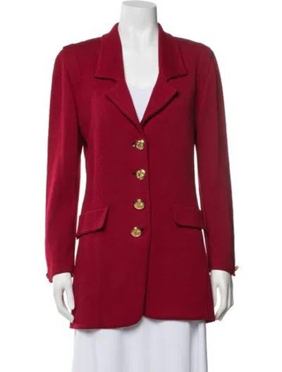 Pre-owned St John Coat In Red