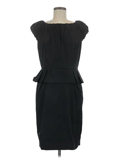 Pre-owned St. John Couture Cocktail Dress In Black