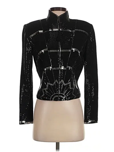 Pre-owned St. John Couture Jacket In Black