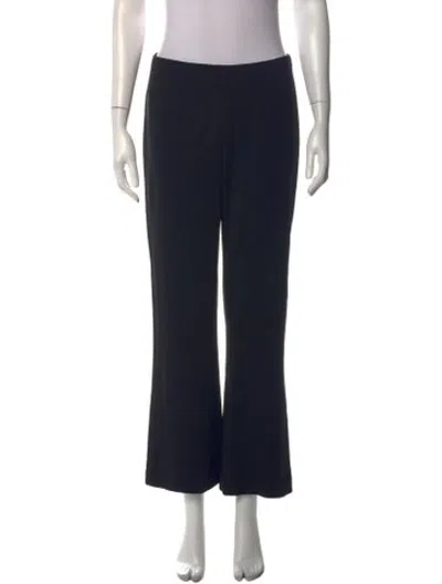 Pre-owned St John Flared Pants In Black