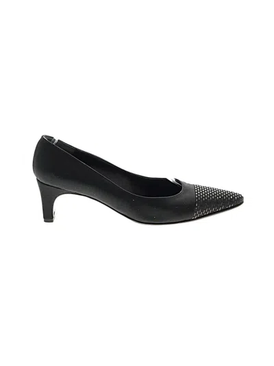 Pre-owned St John Heels In Black