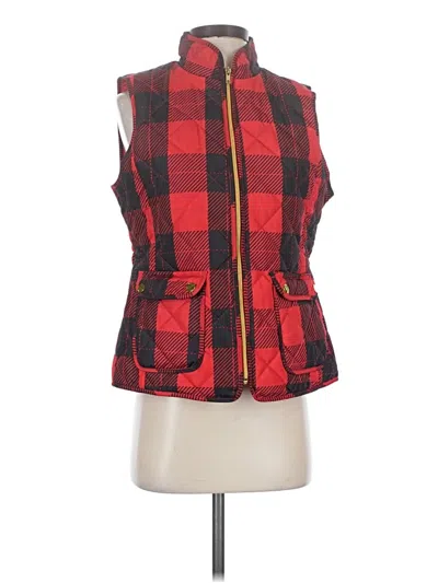 Pre-owned St. John's Bay Vest In Red