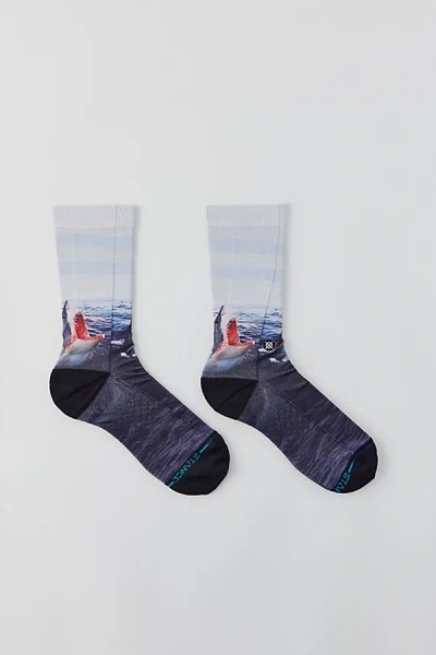 Stance Landlord Crew Sock In Blue, Men's At Urban Outfitters