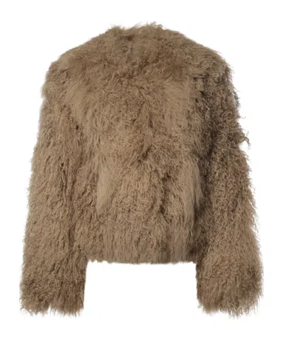Stand Studio Charlotte Jacket In Brown