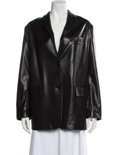 Pre-owned Stand Studio Coat In Black
