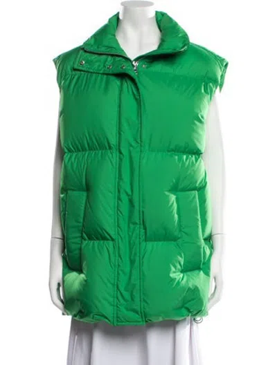 Pre-owned Stand Studio Down Jacket In Green