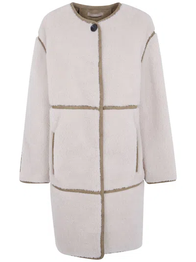 Stand Studio "marie" Coat In White