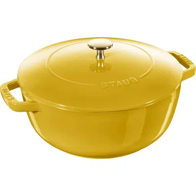 Staub 5-quart Enameled Cast Iron Cocotte In Citron