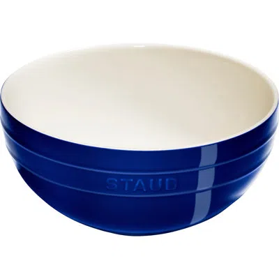 Staub Ceramic 2-piece Nested Mixing Bowl Set In Dark Blue