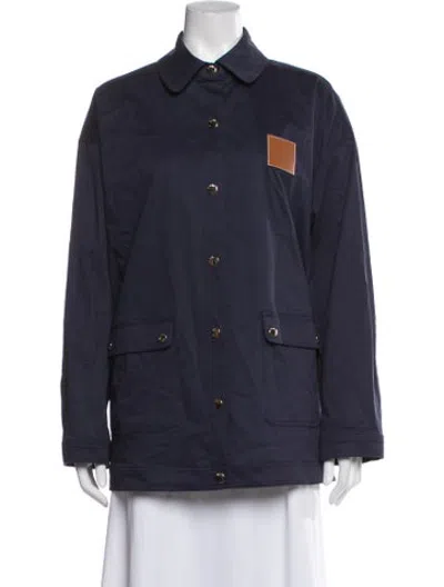 Pre-owned Staud Jacket In Blue