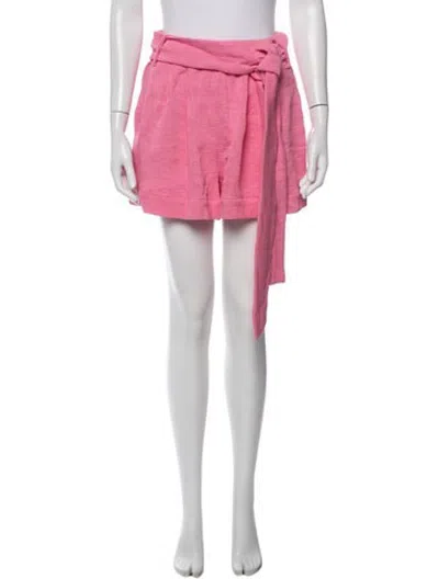 Pre-owned Staud Mini Shorts In Pink