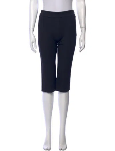 Pre-owned Staud Straight Leg Pants In Blue