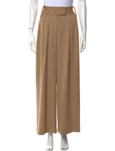 Pre-owned Staud Wide Leg Pants In Neutrals