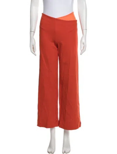 Pre-owned Staud Wide Leg Pants In Red