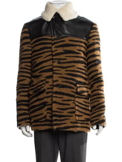 Pre-owned Stella Mccartney Animal Print Jacket In Brown
