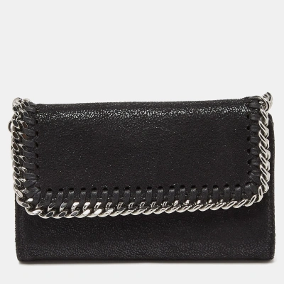 Pre-owned Stella Mccartney Black Faux Leather Falabella Iphone 6 Case