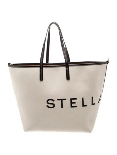 Pre-owned Stella Mccartney Canvas Tote In Neutrals