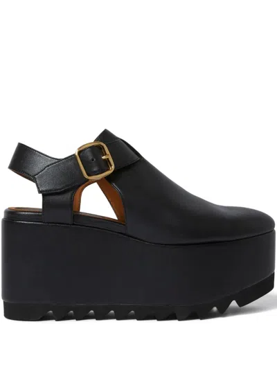 Stella Mccartney Chic Casual Platform Sneakers For Women In Black