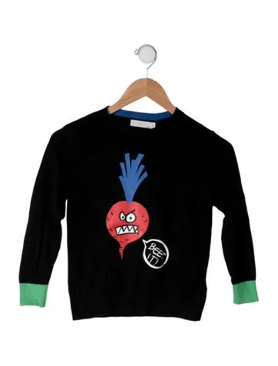 Pre-owned Stella Mccartney Kids' Cotton Sweater In Black