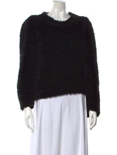Pre-owned Stella Mccartney Crew Neck Sweater In Black