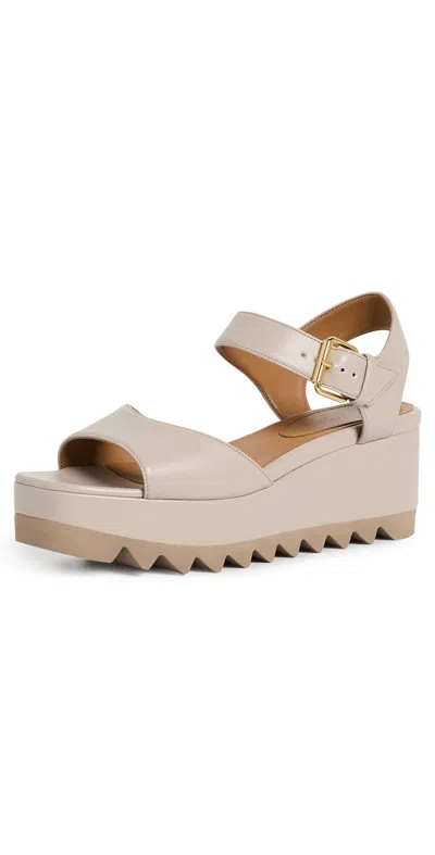Stella Mccartney Elyse Alter Mat Sandals Moss In Neutral