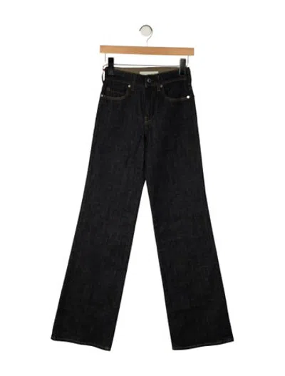 Pre-owned Stella Mccartney High-rise Flared Jeans In Black
