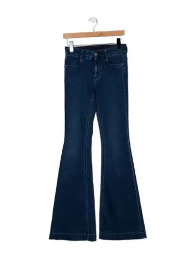 Pre-owned Stella Mccartney High-rise Flared Jeans In Blue